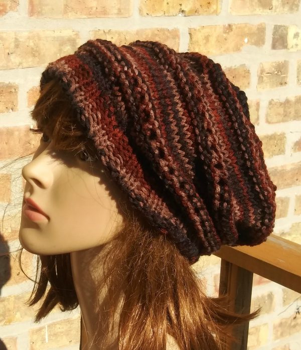 Lace Slouchy Beanie - Image 3