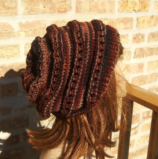 Lace Slouchy Beanie