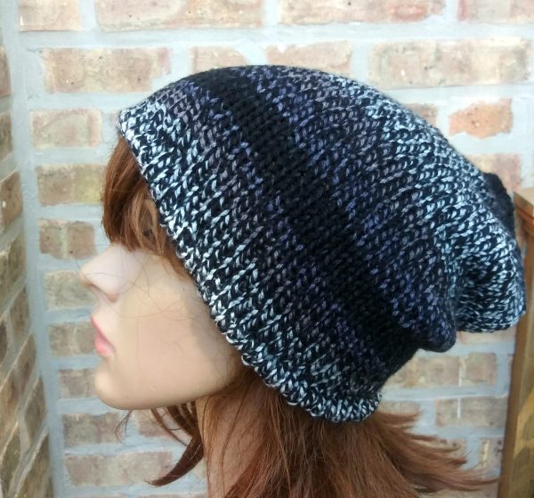 Basic Beanie - Black and Gray - Image 4