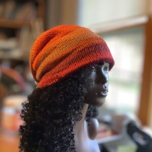 Dalarna Beanie in Autumn colors from designbcb